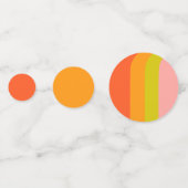 明はっきりしたモダンるいシトラス結婚ス コンフェッティ (正面)