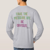 明らかがあって下さい Tシャツ (裏面)