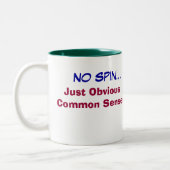 明らかな常識! ツートーンマグカップ (左)