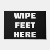 明らかな形式 ドアマット (正面)