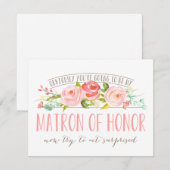 明らかな花嫁の名誉の薔薇園 招待状 (正面/裏面)