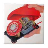 明らかにされた電話 タイル (正面)