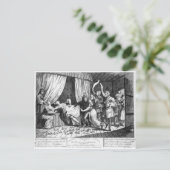 明らかにウサギ与え達への誕生のメアリー・トフト ポストカード (スタンド正面)