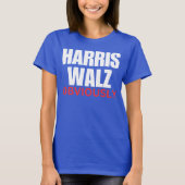 明らかにハリス・ウォルズ | Harris Walz 2024明らかに Tシャツ (正面)