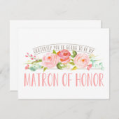 明らかに名誉のバラ園の私の婦人 招待状 (正面/裏面)