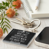 明らかに君は考える自分の勝手だった キーホルダー (正面右)