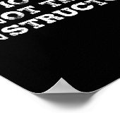 明らかに講師ではない面白いフレーズのギフト Me ポスター (角)