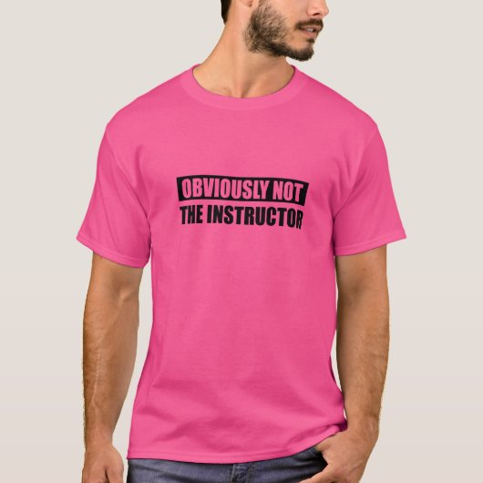 明らかに講師ではない Tシャツ (正面)