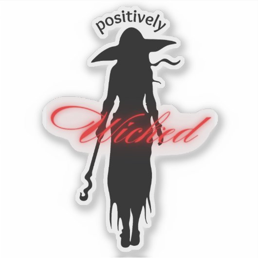 明らかに邪悪なステッカー シール (正面)