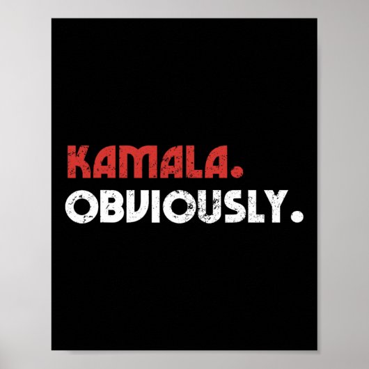 明らかに2024年のカマラハリス大統領の投票 ポスター (正面)