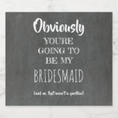 明らかに – ブリデシュおもしろいメイドの提案 ビールラベル (シングルラベル)