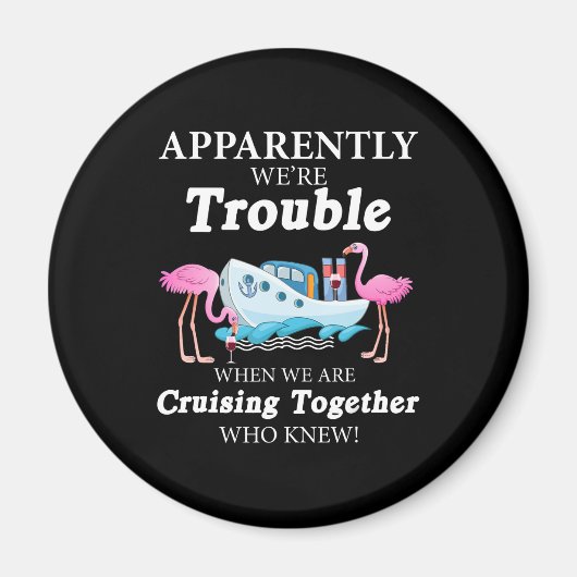 明らかに、ワインの時は困っていたクルージングだ マグネット (正面)