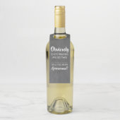 明らかに – Groomsmenおもしろいの提案 ボトルネックタグ (ボトル)