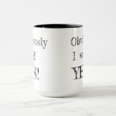 明らかにYES! マグカップ (中央)