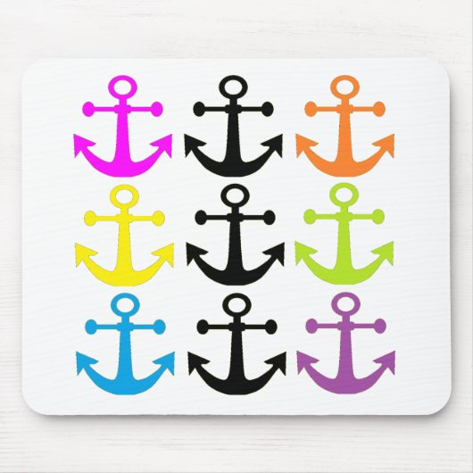 明るいいかり マウスパッド (正面)