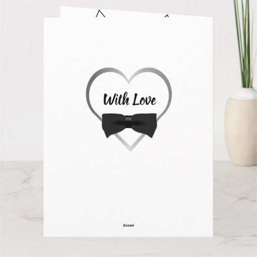 明るいおもしろいの父のデイカードとネクタイデザイン カード (裏面)