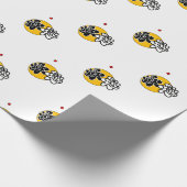 明るいおもしろいの花 ラッピングペーパー (角)