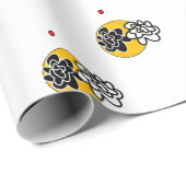 明るいおもしろいの花 ラッピングペーパー (ロールコーナー)