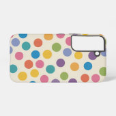 明るいおもしろい抽象芸術六角形 SAMSUNG GALAXYケース (裏面横)