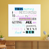 明るいおもしろい背景ID113をデモティベートし直す キャンバスプリント (インサイチュ (リビング))