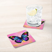 明るいおもしろい スクエアペーパーコースター (インサイチュ)