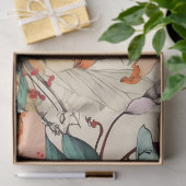 明るいお洒落フローラインスパイアヴィンテージ 薄葉紙 (ギフト)