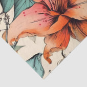 明るいお洒落フローラインスパイアヴィンテージ 薄葉紙 (詳細)