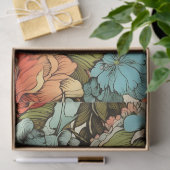 明るいお洒落フローラインスパイアヴィンテージ 薄葉紙 (ギフト)