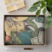 明るいお洒落フローラインスパイアヴィンテージ 薄葉紙 (ギフト)