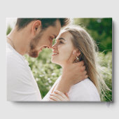 明るいお洒落花と水結婚色 ゲストブック (裏面)