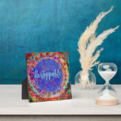 明るいお洒落高揚おもしろい止められない フォトプラーク (インサイチュ)