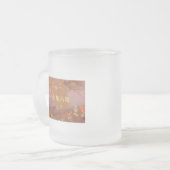 明るいお風呂場 フロストグラスマグカップ (正面左)