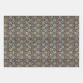 明るいかわいらしピンクフレンドリーのラッピング紙 ラッピングペーパーシート (正面2)