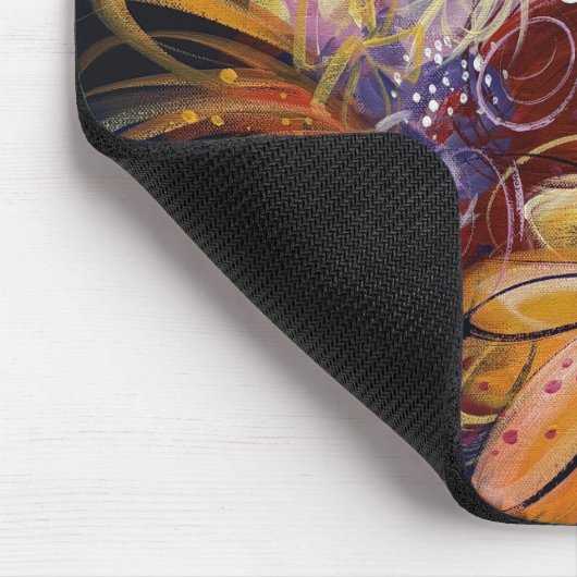 明るいかわいらしフローラマウスマットパッド4 マウスパッド (コーナー)