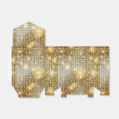 明るいきらめく黄金のシークイングリッターディスコボール フェイバーボックス (折り畳みなし)