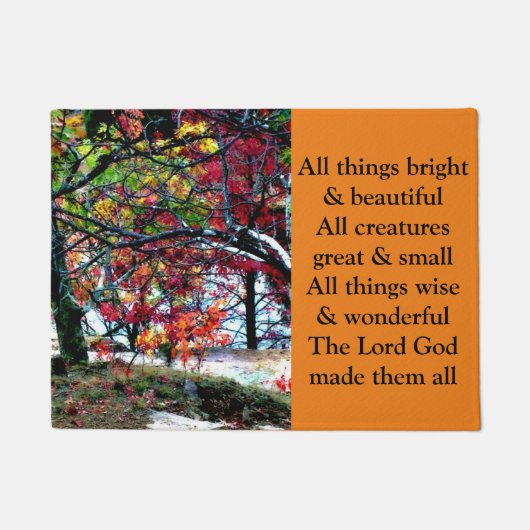 明るいすべての事および美しいドア・マット ドアマット (正面)