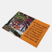 明るいすべての事および美しいドア・マット ドアマット (アングル)