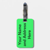 明るいとおもしろい荷物タグ ラゲッジタグ (裏面縦)