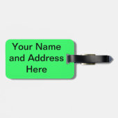 明るいとおもしろい荷物タグ ラゲッジタグ (裏面横)