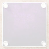 明るいの抽象的な紫色の背景か紙 ガラスコースター (裏面)