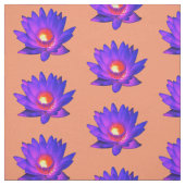 明るいはすの花の生地 ファブリック (見本)