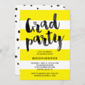 明るいはっきりしたと | 卒業招待状 招待状 (正面/裏面)