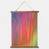 明るいはっきりしたカラフル抽象芸術 吊り下げ型タペストリー (正面)