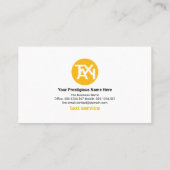 明るいはっきりしたタク縁どストライプの運転席 名刺 (裏面)