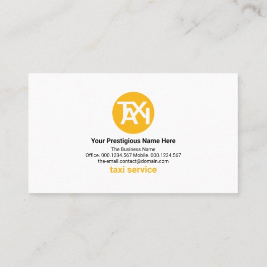 明るいはっきりしたタク縁どストライプの運転席 名刺 (裏面)