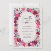 明るいはっきりしたフローラ セーブザデート (正面)