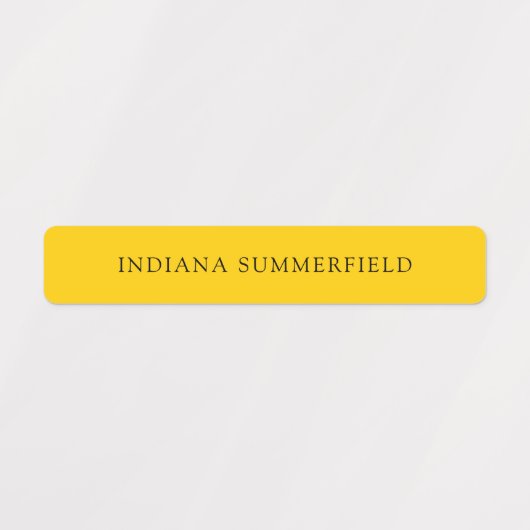 明るいはっきりした学校カラフルの子供の名前の防水 ラベル (デザイン1)