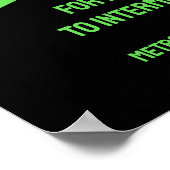 明るいはっきりした緑のパーソナルトレーナー写真 ポスター (角)