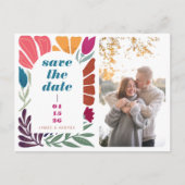 明るいはっきりした色のフローラ写真を保存 案内ポストカード (正面)