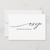 明るいはっきりした花模様 出欠カード (裏面)